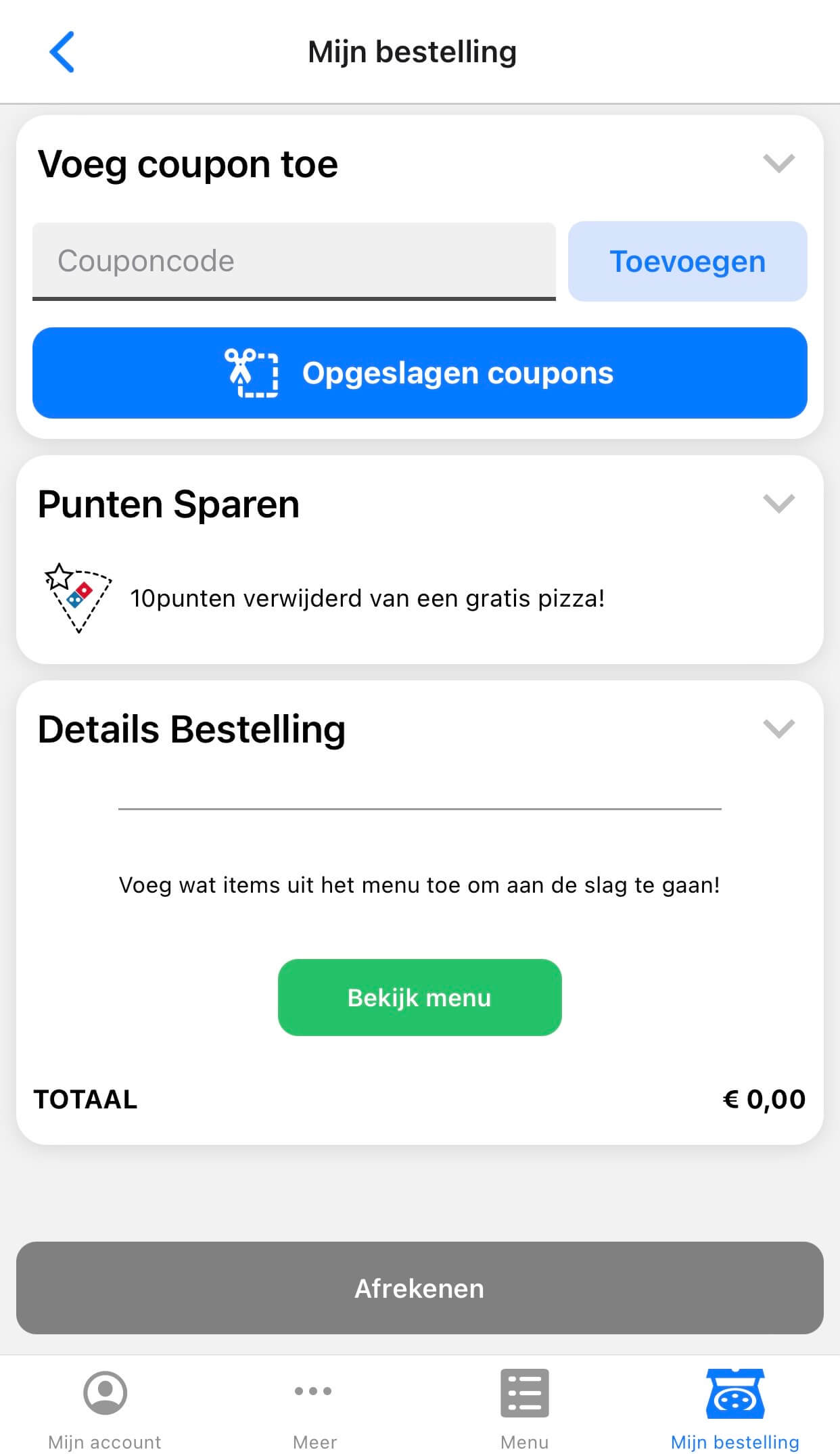 Opgeslagen coupons